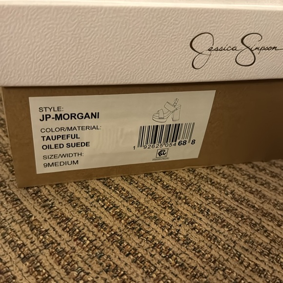 Jessica Simpson JP Morgani Cork Sandals - Picture 2 of 8